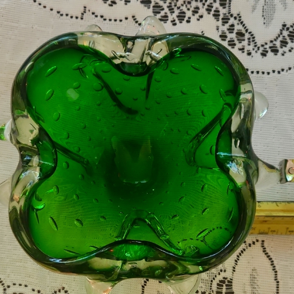 Vintage Bullicante Murano Bowl/Ashtray